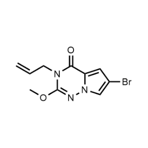 3-Allyl-6-bromo-2-methoxypyrrolo[2,1-f][1,2,4]triazin-4(3H)-one|CS-1068167