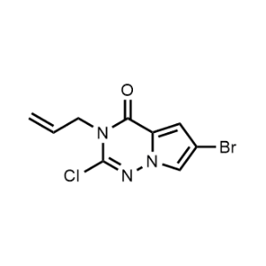 3-Allyl-6-bromo-2-chloropyrrolo[2,1-f][1,2,4]triazin-4(3H)-one|CS-1068168