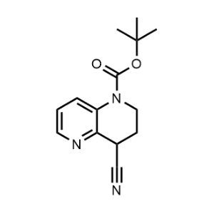 Tert-butyl 4-cyano-3,4-dihydro-1,5-naphthyridine-1(2H)-carboxylate|CS-1068222