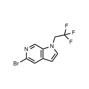 5-Bromo-1-(2,2,2-trifluoroethyl)-1H-pyrrolo[2,3-c]pyridine|CS-1068237