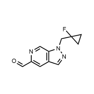 1-((1-Fluorocyclopropyl)methyl)-1H-pyrazolo[3,4-c]pyridine-5-carbaldehyde|CS-1068248