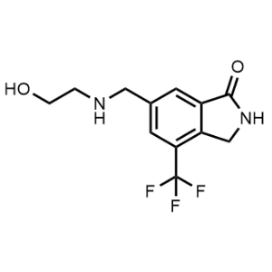 6-(((2-Hydroxyethyl)amino)methyl)-4-(trifluoromethyl)isoindolin-1-one|CS-1068343