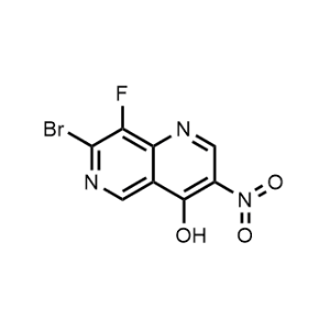 7-Bromo-8-fluoro-3-nitro-1,6-naphthyridin-4-ol|CS-1068400