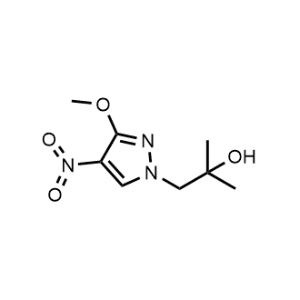 1-(3-Methoxy-4-nitro-1H-pyrazol-1-yl)-2-methylpropan-2-ol|CS-1068402