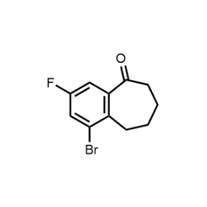 1-Bromo-3-fluoro-6,7,8,9-tetrahydro-5H-benzo[7]annulen-5-one|CS-1068427