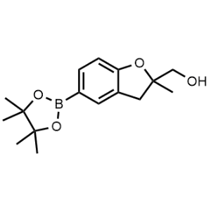 (2-Methyl-5-(4,4,5,5-tetramethyl-1,3,2-dioxaborolan-2-yl)-2,3-dihydrobenzofuran-2-yl)methanol|CS-1068476