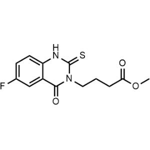 Methyl 4-(6-fluoro-4-oxo-2-thioxo-1,4-dihydroquinazolin-3(2H)-yl)butanoate|CS-1068577