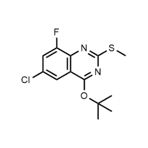 4-(Tert-butoxy)-6-chloro-8-fluoro-2-(methylthio)quinazoline|CS-1068584