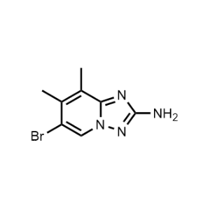 6-Bromo-7,8-dimethyl-[1,2,4]triazolo[1,5-a]pyridin-2-amine|CS-1068600