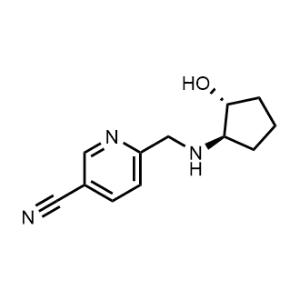 6-((((1R,2R)-2-Hydroxycyclopentyl)amino)methyl)nicotinonitrile|CS-1068678
