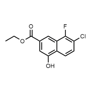 Ethyl 7-chloro-8-fluoro-4-hydroxy-2-naphthoate|CS-1068755