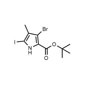 Tert-butyl 3-bromo-5-iodo-4-methyl-1H-pyrrole-2-carboxylate|CS-1068960
