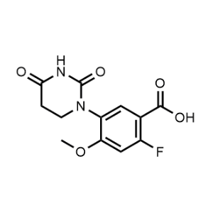 5-(2,4-Dioxotetrahydropyrimidin-1(2H)-yl)-2-fluoro-4-methoxybenzoic acid|CS-1069078