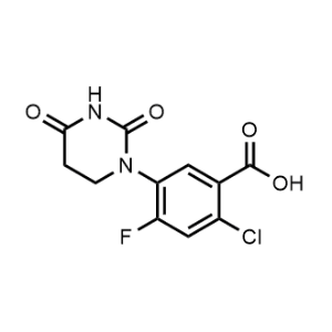 2-Chloro-5-(2,4-dioxotetrahydropyrimidin-1(2H)-yl)-4-fluorobenzoic acid|CS-1069227