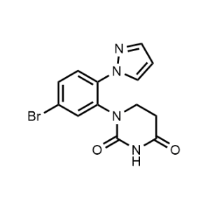 1-(5-Bromo-2-(1H-pyrazol-1-yl)phenyl)dihydropyrimidine-2,4(1H,3H)-dione|CS-1069247