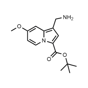 Tert-butyl 1-(aminomethyl)-7-methoxyindolizine-3-carboxylate|CS-1069256