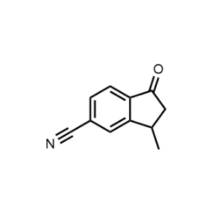3-Methyl-1-oxo-2,3-dihydro-1H-indene-5-carbonitrile|CS-1069257