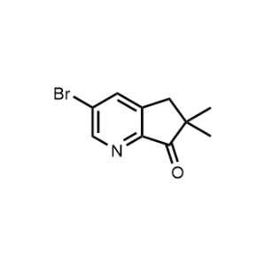 3-Bromo-6,6-dimethyl-5,6-dihydro-7H-cyclopenta[b]pyridin-7-one|CS-1069282