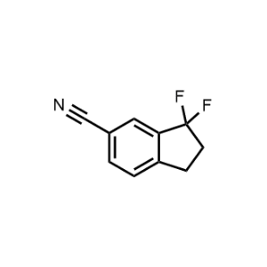 3,3-Difluoro-2,3-dihydro-1H-indene-5-carbonitrile|CS-1069289