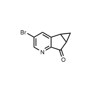 3-Bromo-5,5a-dihydrocyclopropa[3,4]cyclopenta[1,2-b]pyridin-6(4bH)-one|CS-1069291