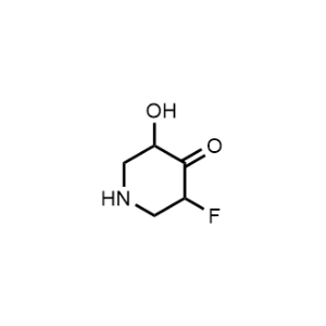 3-Fluoro-5-hydroxypiperidin-4-one|CS-1069339
