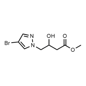 Methyl 4-(4-bromo-1H-pyrazol-1-yl)-3-hydroxybutanoate|CS-1069403