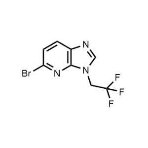 5-Bromo-3-(2,2,2-trifluoroethyl)-3H-imidazo[4,5-b]pyridine|CS-1069531