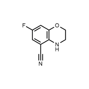 7-Fluoro-3,4-dihydro-2H-benzo[b][1,4]oxazine-5-carbonitrile|CS-1069544