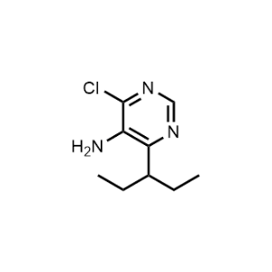 4-Chloro-6-(pentan-3-yl)pyrimidin-5-amine|CS-1069577