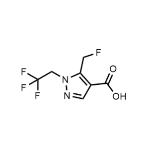 5-(Fluoromethyl)-1-(2,2,2-trifluoroethyl)-1H-pyrazole-4-carboxylic acid|CS-1069641