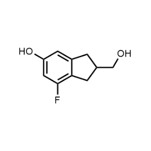 7-Fluoro-2-(hydroxymethyl)-2,3-dihydro-1H-inden-5-ol|CS-1069731