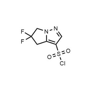 5,5-Difluoro-5,6-dihydro-4H-pyrrolo[1,2-b]pyrazole-3-sulfonyl chloride|CS-1069784