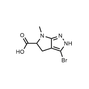3-Bromo-6-methyl-2,4,5,6-tetrahydropyrrolo[2,3-c]pyrazole-5-carboxylic acid|CS-1069969