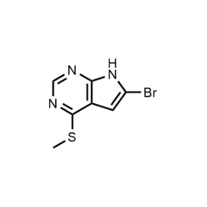 6-Bromo-4-(methylthio)-7H-pyrrolo[2,3-d]pyrimidine|CS-1069990