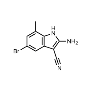 2-Amino-5-bromo-7-methyl-1H-indole-3-carbonitrile|CS-1069991