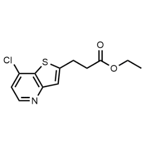 Ethyl 3-(7-chlorothieno[3,2-b]pyridin-2-yl)propanoate|CS-1070110