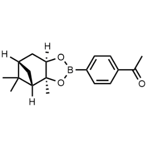 1-(4-((3aS,4S,6S,7aR)-3a,5,5-trimethylhexahydro-4,6-methanobenzo[d][1,3,2]dioxaborol-2-yl)phenyl)ethan-1-one|CS-1070122
