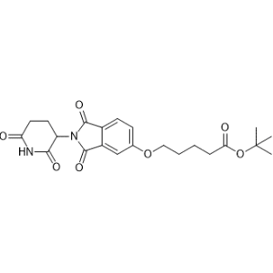 Tert-butyl 5-((2-(2,6-dioxopiperidin-3-yl)-1,3-dioxoisoindolin-5-yl)oxy)pentanoate|CS-1070180