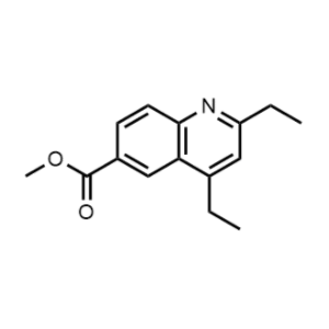 Methyl 2,4-diethylquinoline-6-carboxylate|CS-1070344