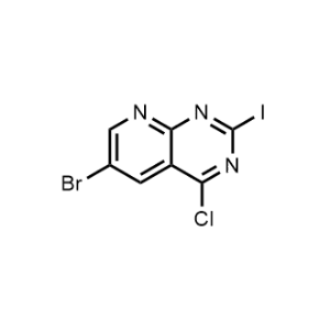 6-Bromo-4-chloro-2-iodopyrido[2,3-d]pyrimidine|CS-1070665