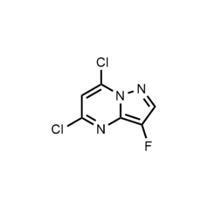 5,7-Dichloro-3-fluoropyrazolo[1,5-a]pyrimidine|CS-1070790
