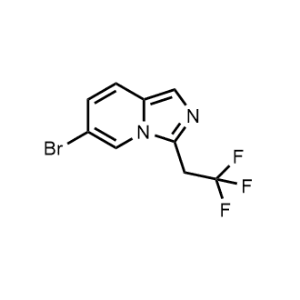 6-Bromo-3-(2,2,2-trifluoroethyl)imidazo[1,5-a]pyridine|CS-1070797