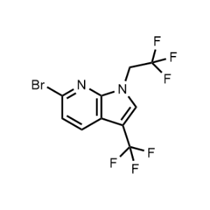 6-Bromo-1-(2,2,2-trifluoroethyl)-3-(trifluoromethyl)-1H-pyrrolo[2,3-b]pyridine|CS-1070817