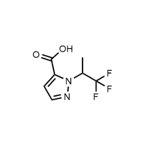 1-(1,1,1-Trifluoropropan-2-yl)-1H-pyrazole-5-carboxylic acid|CS-1070829