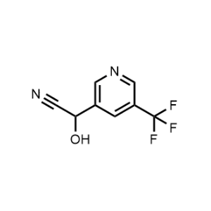 2-Hydroxy-2-(5-(trifluoromethyl)pyridin-3-yl)acetonitrile|CS-1070875