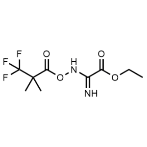 Ethyl 2-imino-2-(((3,3,3-trifluoro-2,2-dimethylpropanoyl)oxy)amino)acetate|CS-1070882