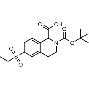 2-(Tert-butoxycarbonyl)-6-(ethylsulfonyl)-1,2,3,4-tetrahydroisoquinoline-1-carboxylic acid|CS-1070944