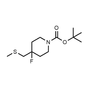 Tert-butyl 4-fluoro-4-((methylthio)methyl)piperidine-1-carboxylate|CS-1071037