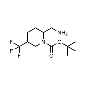 Tert-butyl 2-(aminomethyl)-5-(trifluoromethyl)piperidine-1-carboxylate|CS-1071096