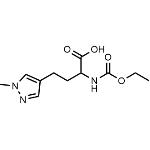 2-((Ethoxycarbonyl)amino)-4-(1-methyl-1H-pyrazol-4-yl)butanoic acid|CS-1071189